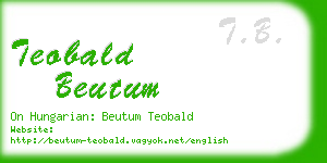 teobald beutum business card